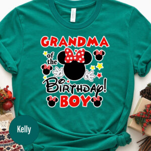 Grandma's Disney Birthday Boy Xmas Tee