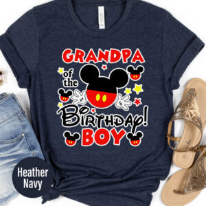 Grandpa's Disney Xmas Tee - Birthday Boy's Gift