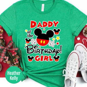 Daddy's Disney Holiday Tee - Birthday Girl Gift