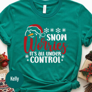 Snow Worries - Festive Holiday Tee From Holidayshirts