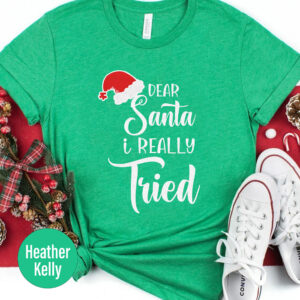 Festive Holiday Christmas Tee - Try It On!