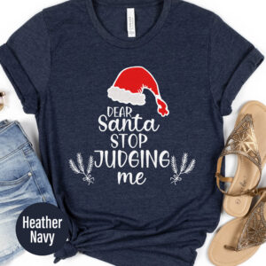 Festive 'stop Judging Me' Xmas Tee - Holidayshirts