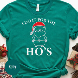 Ho's Festive Christmas Tee - Holidayshirts.com