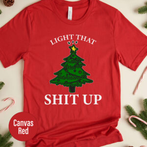 Holiday Glow: Christmas Light-up Tee By Holidayshirts