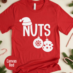 Festive Nuts Holiday Tee - Christmas Shirt