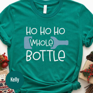 Whole Bottle Xmas Tee - Holiday Fun Shirt