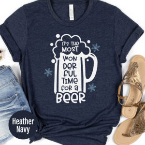Fun Beer Lover's Christmas Tee - Holidayshirts.com
