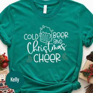 Holidayshirts.com: Festive Cold Beer Xmas Tee
