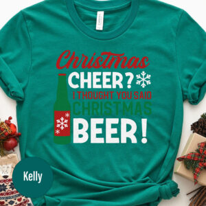 Cheery Christmas Beer Holiday T-shirt - Holidayshirts.com
