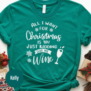 Christmas Wine Lover's Festive Tee - Holidayshirts