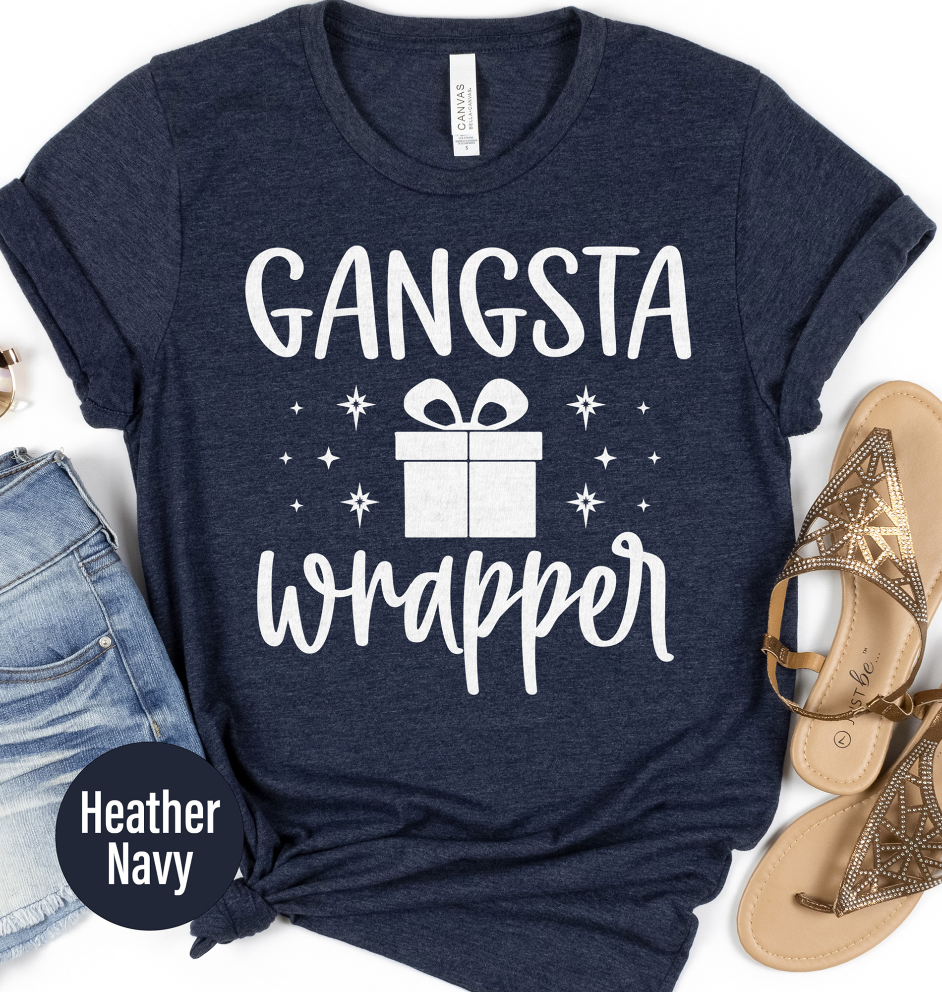 Christmas Gangsta Wrapper Tee - Holidayshirts.com