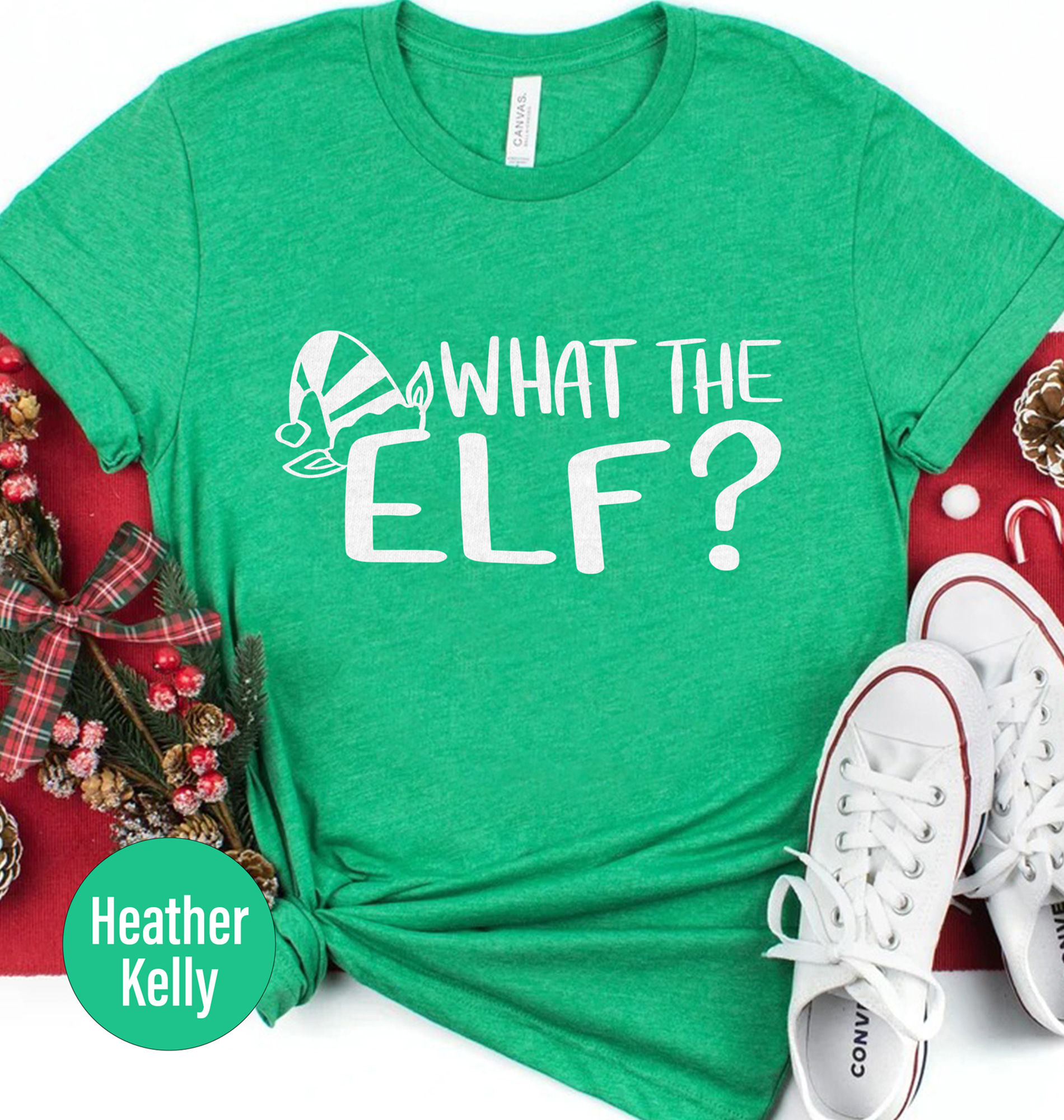 Elf? Festive Christmas Holiday Tee From Holidayshirts