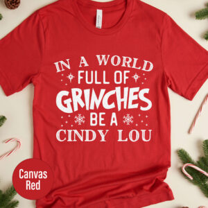 Cindy Lou Holiday T-shirt - Festive Christmas Tee
