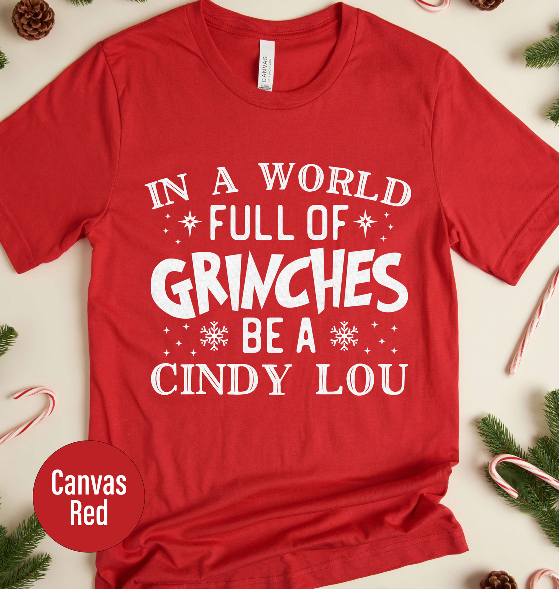 Cindy Lou Holiday T-shirt - Festive Christmas Tee