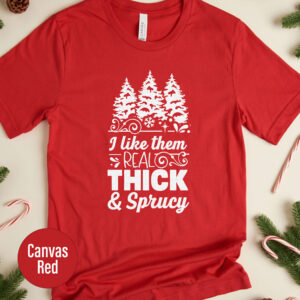 Thick Trees Holiday Tee - Festive Christmas Tshirt