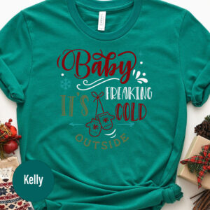 Cozy Baby It's Cold Christmas Tee - Holidayshirts