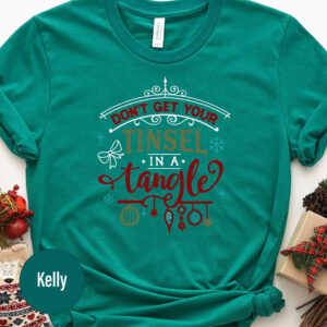 Fun Tinsel Tangle Xmas Tee - Holidayshirts.com