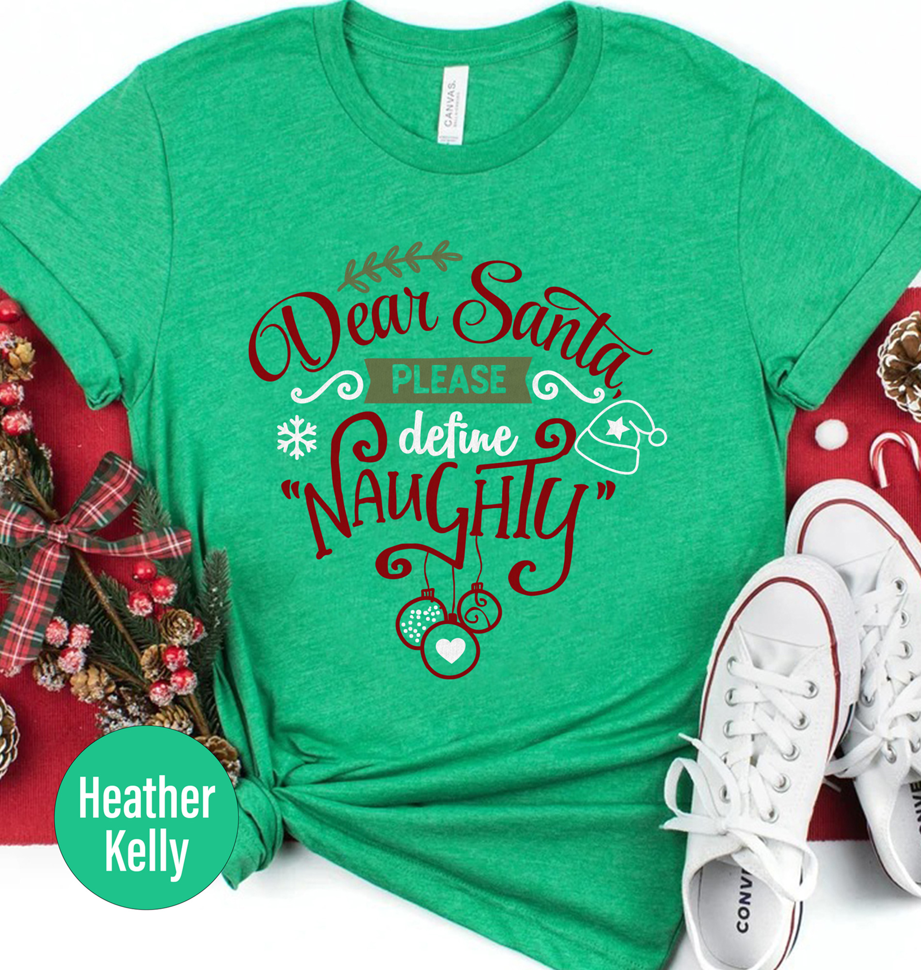 Naughty List Fun Christmas Tee - Holidayshirts.com