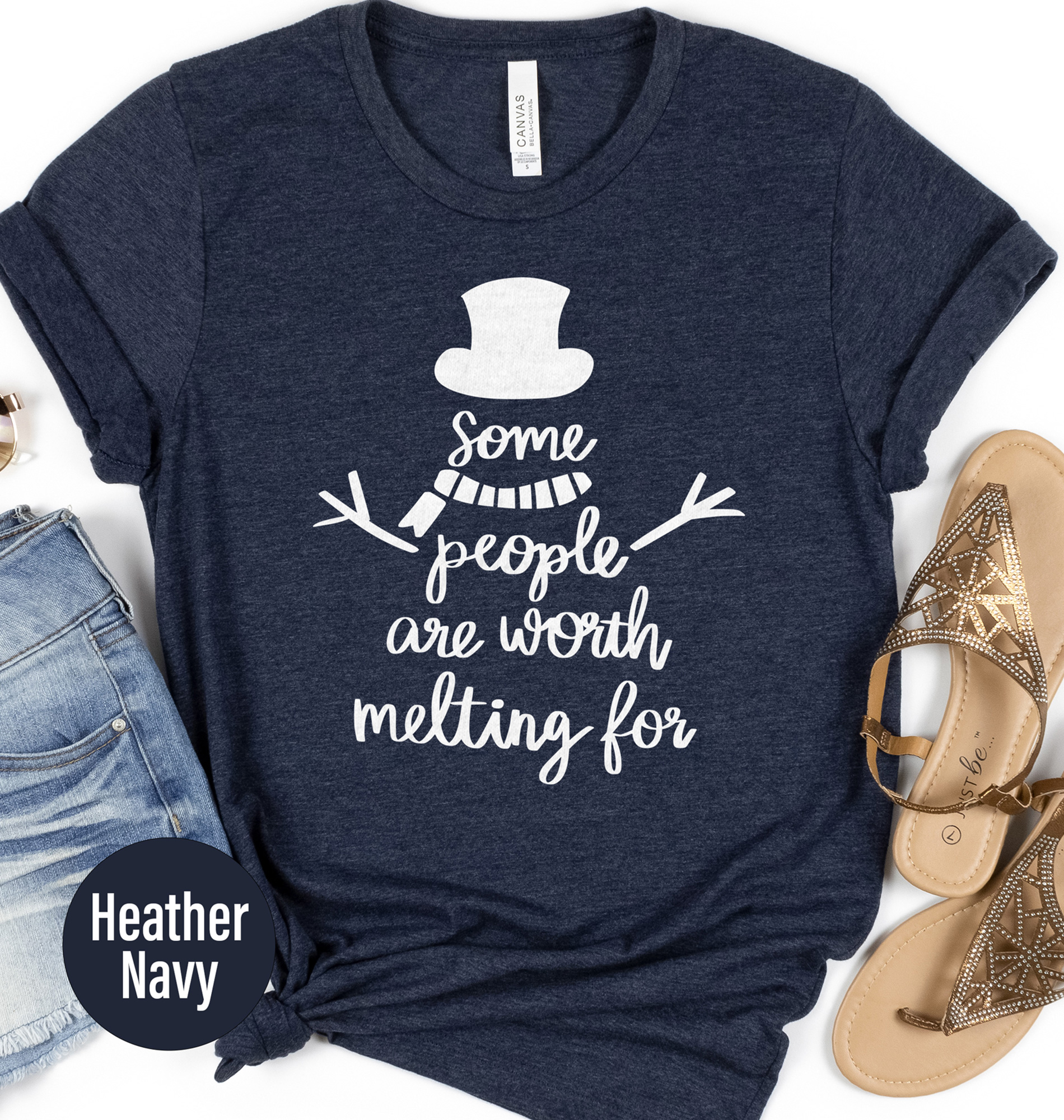 Melting Heart Christmas Tee - Holidayshirts.com