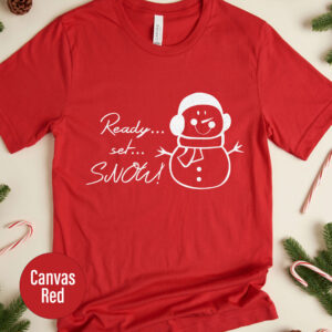 Festive Ready Set Snow Holiday Tee - Xmas Wear