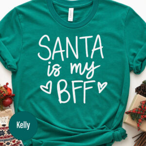 Bff Santa Christmas Tee - Holidayshirts.com