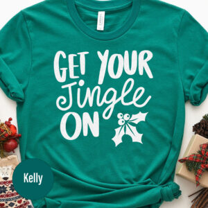 Jingle Festive Holiday Tee - Christmas Shirts