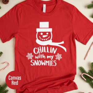 Snowmies Holiday Tee - Christmas Festive Shirt
