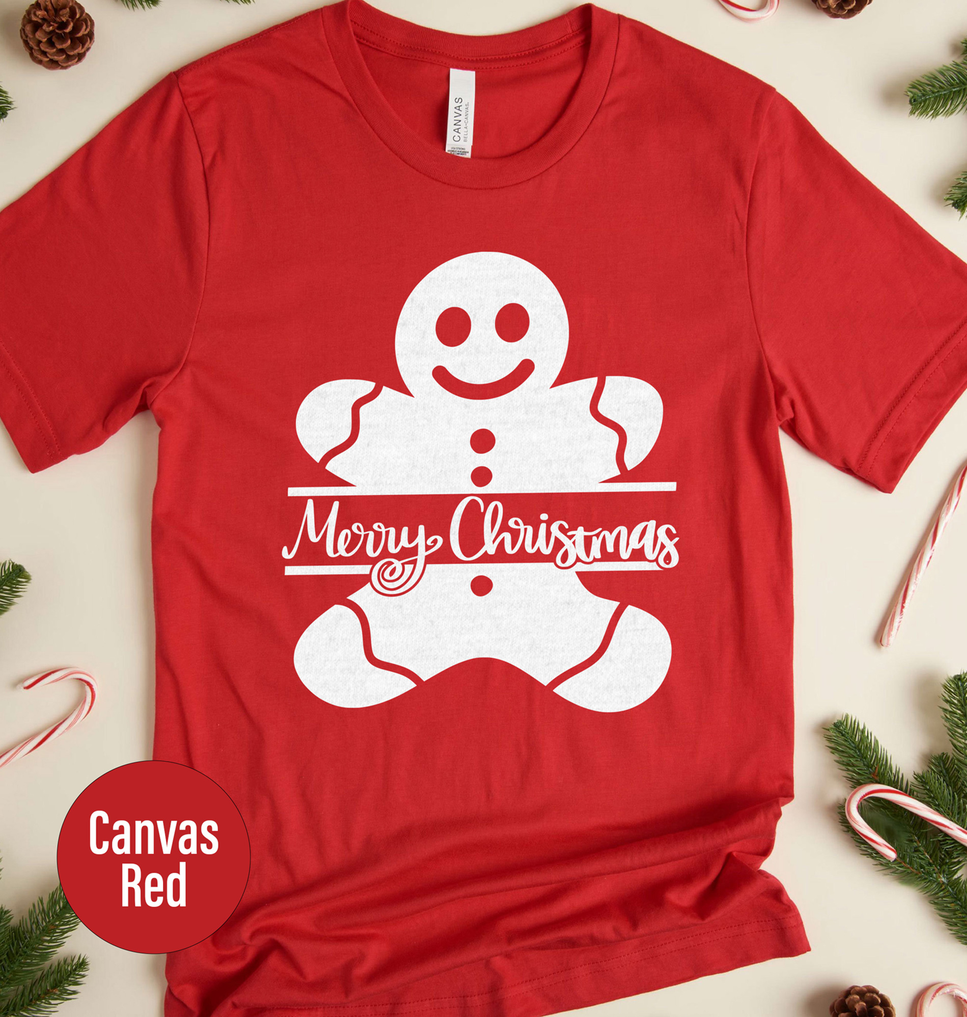 Xmas Gingerbread Man Tee - Holidayshirts.com