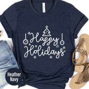 Star-studded Holiday Tee: Merry Christmas