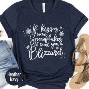Snowflake Kisses Christmas Tee - Holidayshirts.com