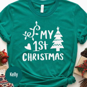 Baby's 1st Christmas Holiday Tee - Festive Wear