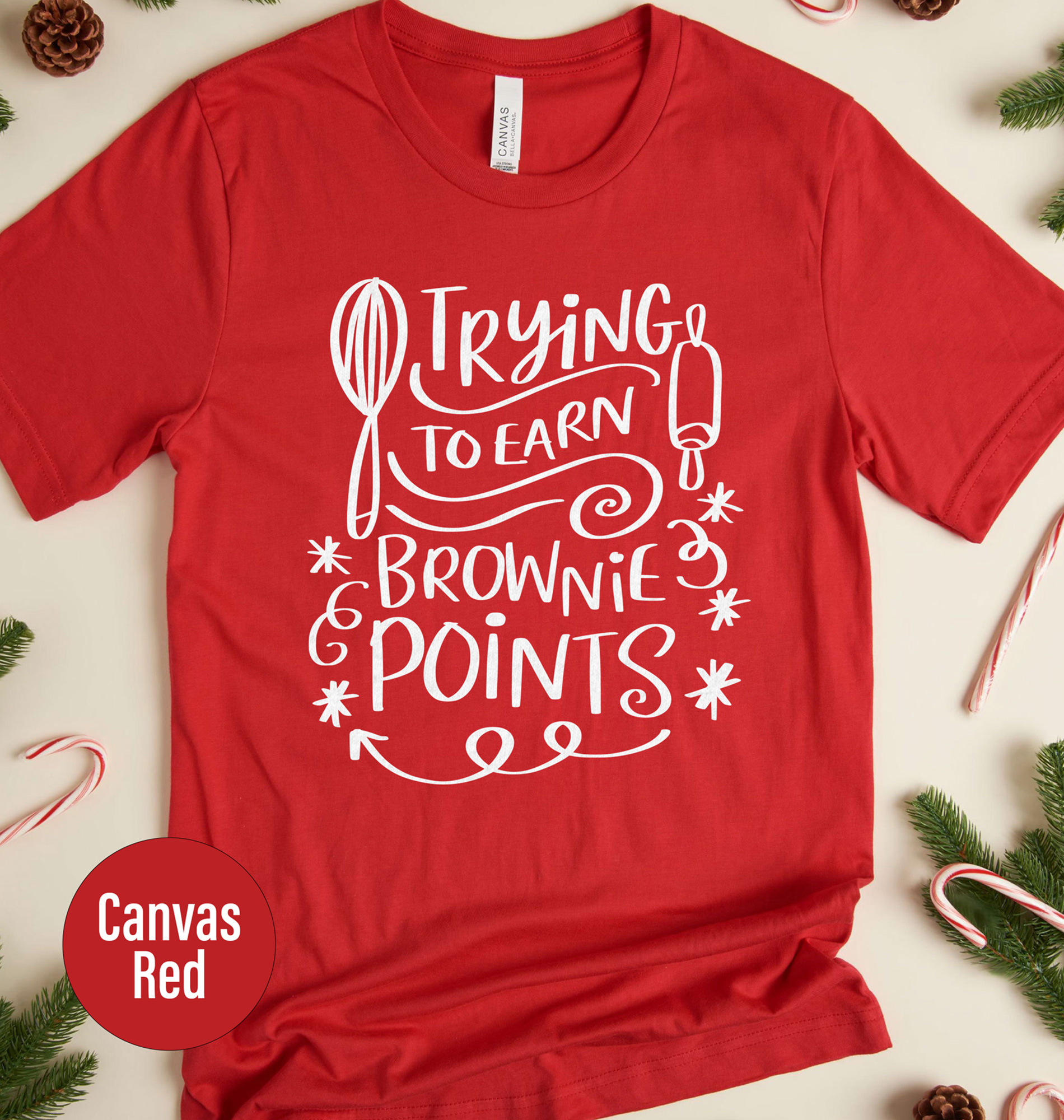 Christmas Holiday Brownie Points Tee - Unique Gift
