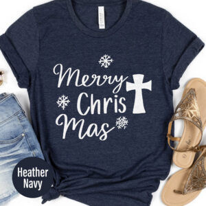 Festive Merry Christmas Holiday Tee From Holidayshirts