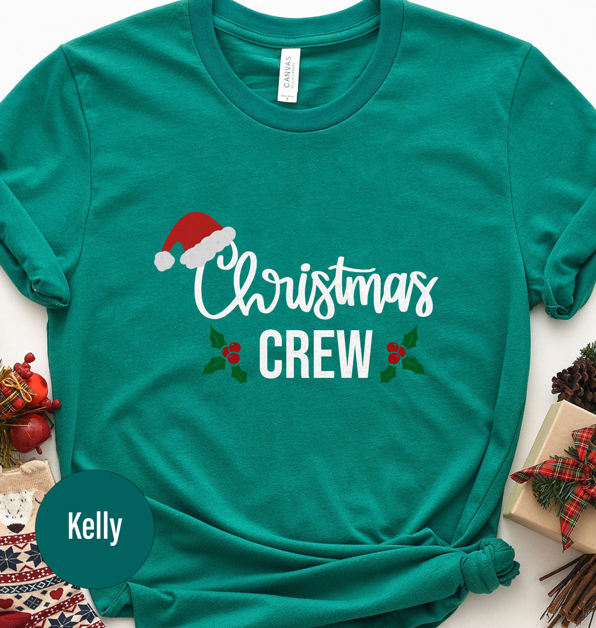 Xmas Crew Festive Tee - Perfect Holiday Gift