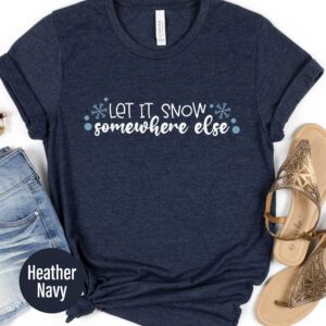 Snowy Holiday Christmas Tee - Winter Apparel