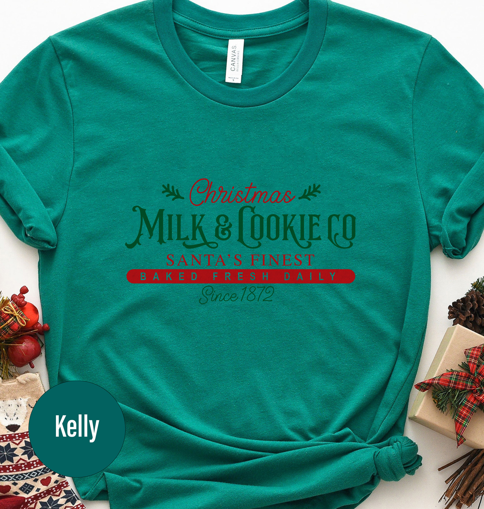 Christmas Milk & Cookie Co Holiday Tee