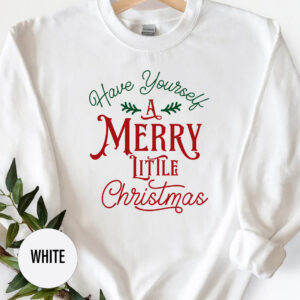Merry Little Christmas Holiday Tee - Unique Festive T-shirt