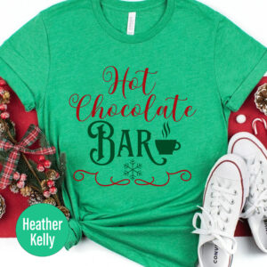 Christmas Hot Cocoa Bar Festive Tee - Holidayshirts
