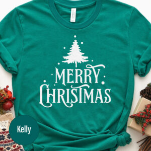 Festive Merry Christmas Holiday Tee From Holidayshirts
