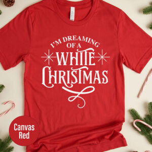 Cozy 'dreaming Of Christmas' Holiday Tee