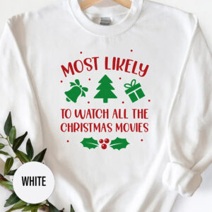 Cozy Christmas Movie Fan Holiday Tee