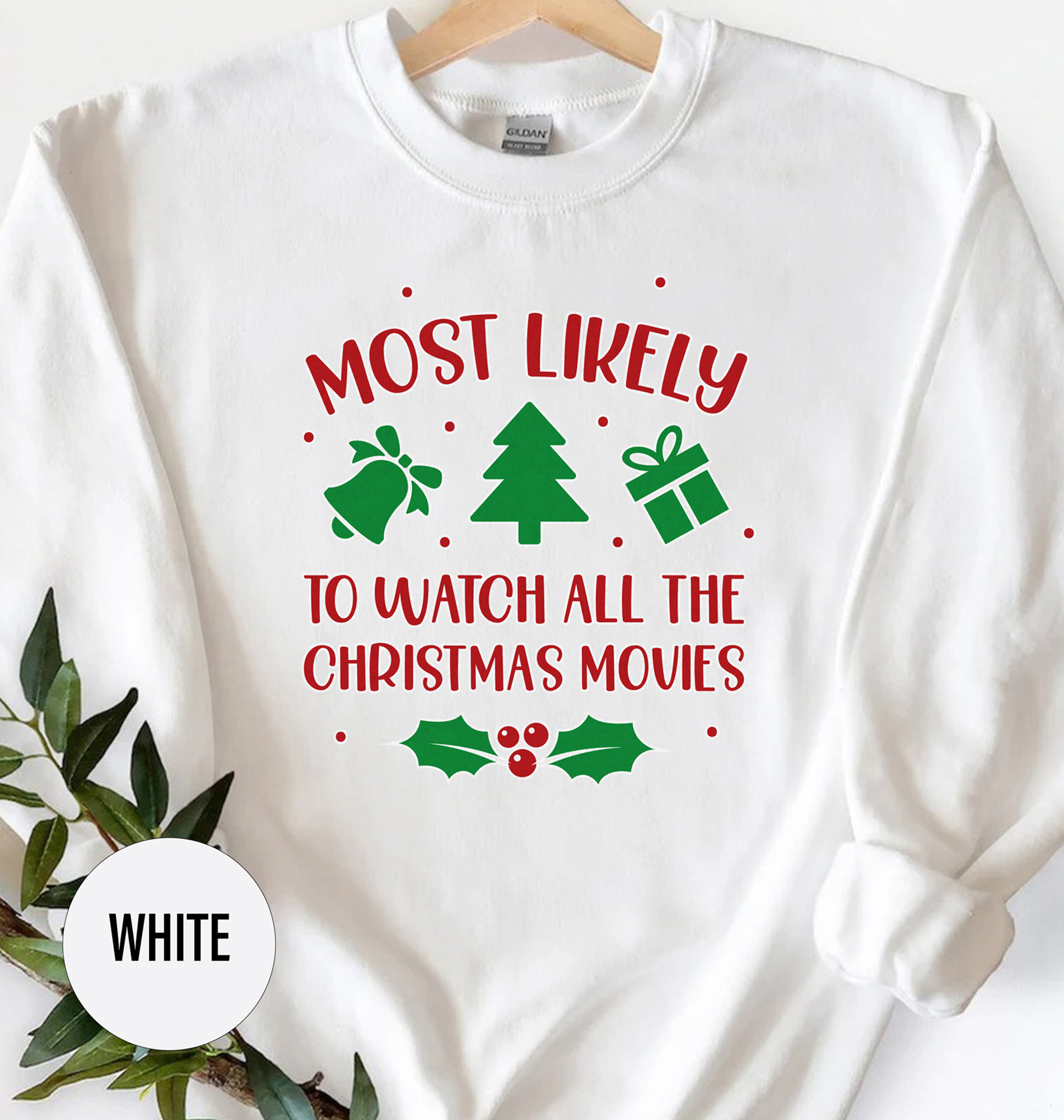 Cozy Christmas Movie Fan Holiday Tee