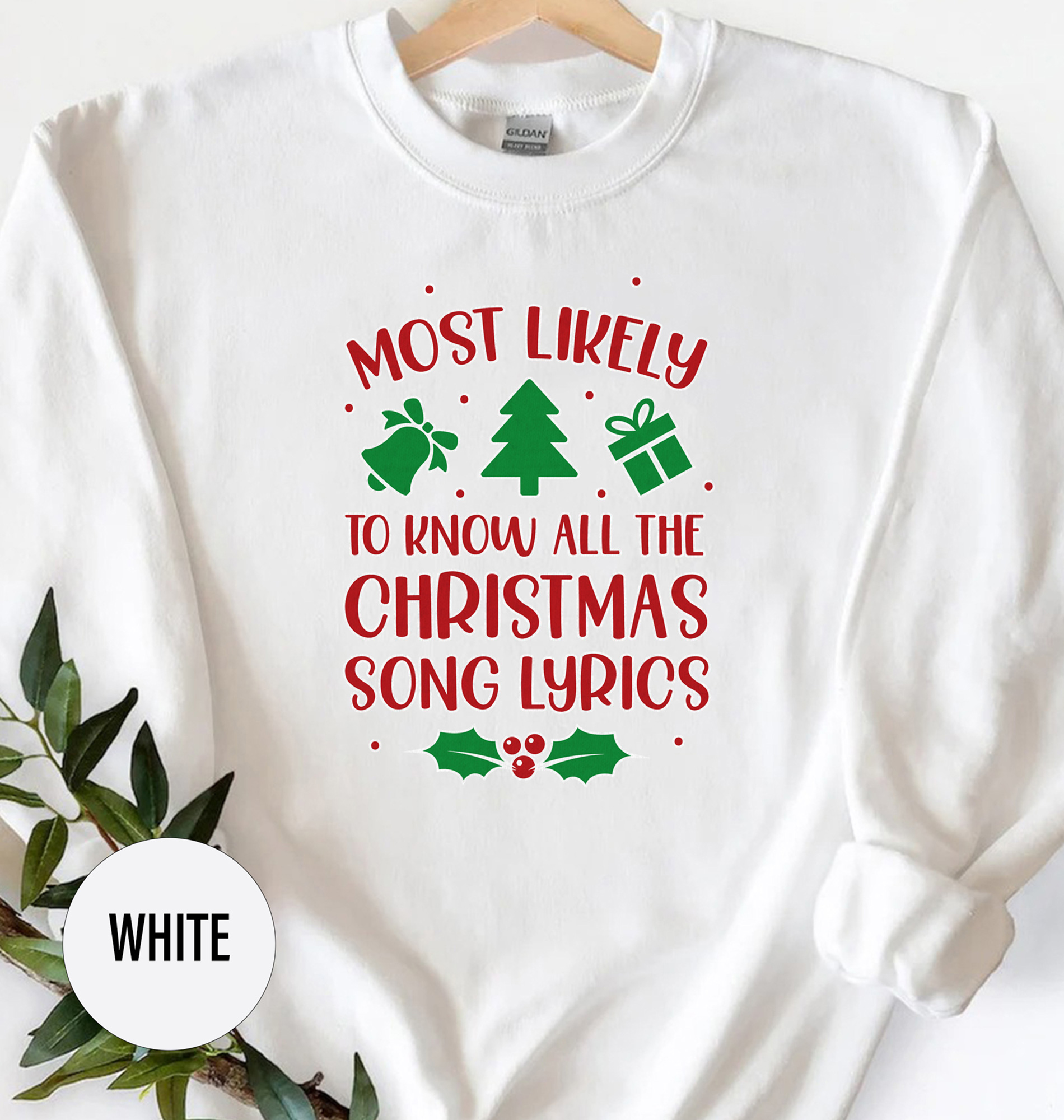 Best Christmas T-Shirt Know All Lyrics Holiday Tee