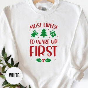 Early Riser Holiday Tee - Christmas Wake-up Shirt