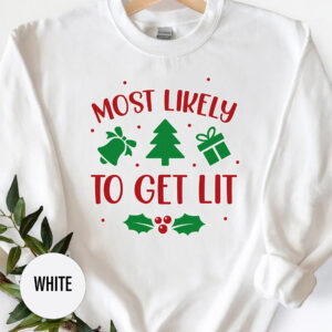 Lit Holiday Fun: Most Likely To Christmas Tee