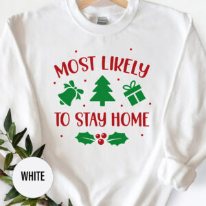 Cozy Stay-at-home Christmas Tee - Holidayshirts