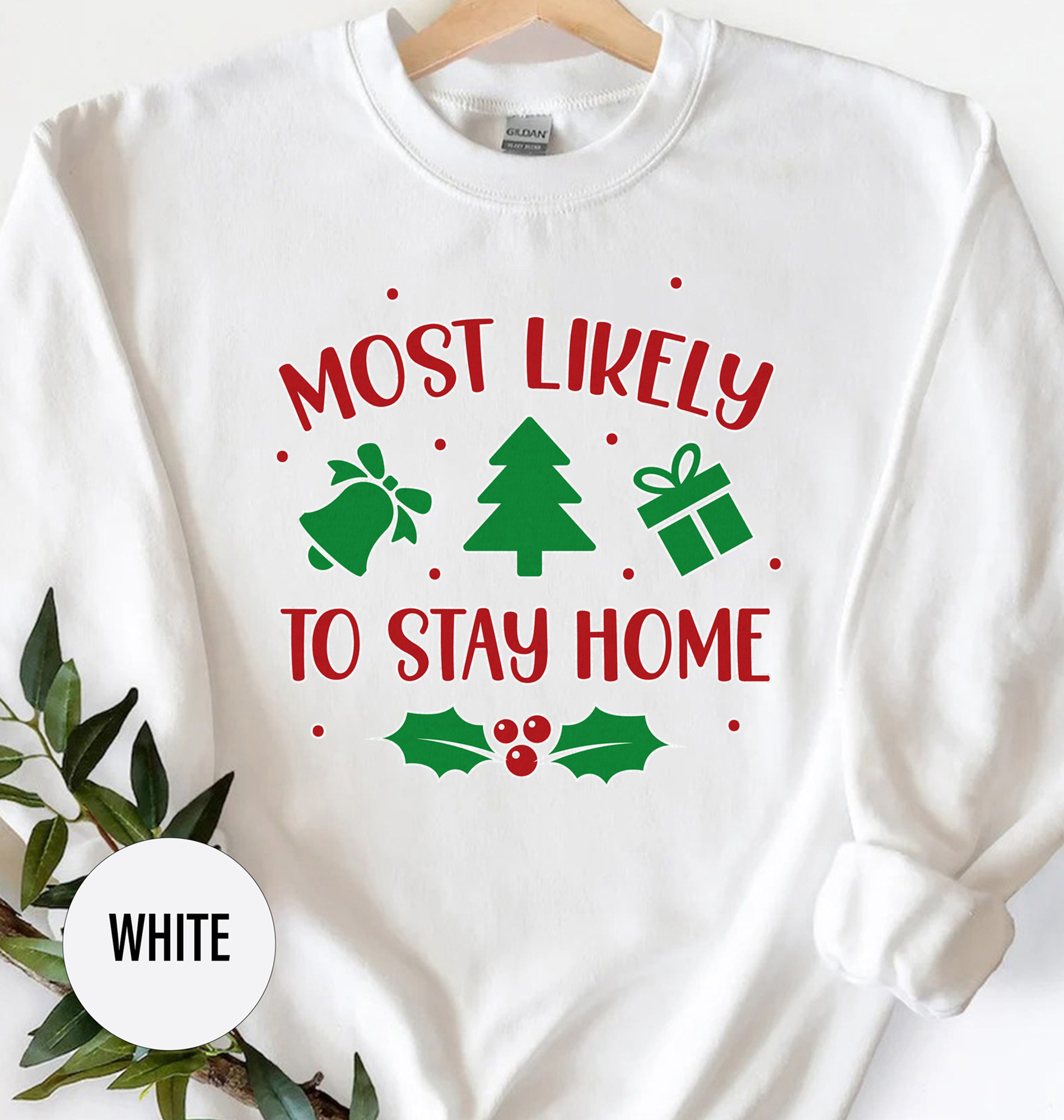 Cozy Stay-at-home Christmas Tee - Holidayshirts