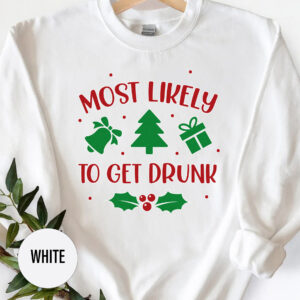 Fun Holiday Party 'likely Drunk' Christmas Tee