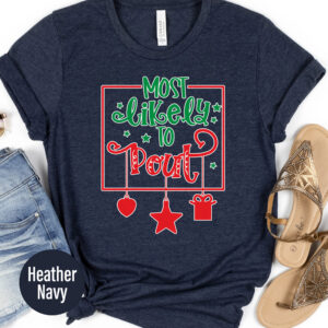 Fun Holiday Pout Tee - Best Xmas Shirt By Holidayshirts.com