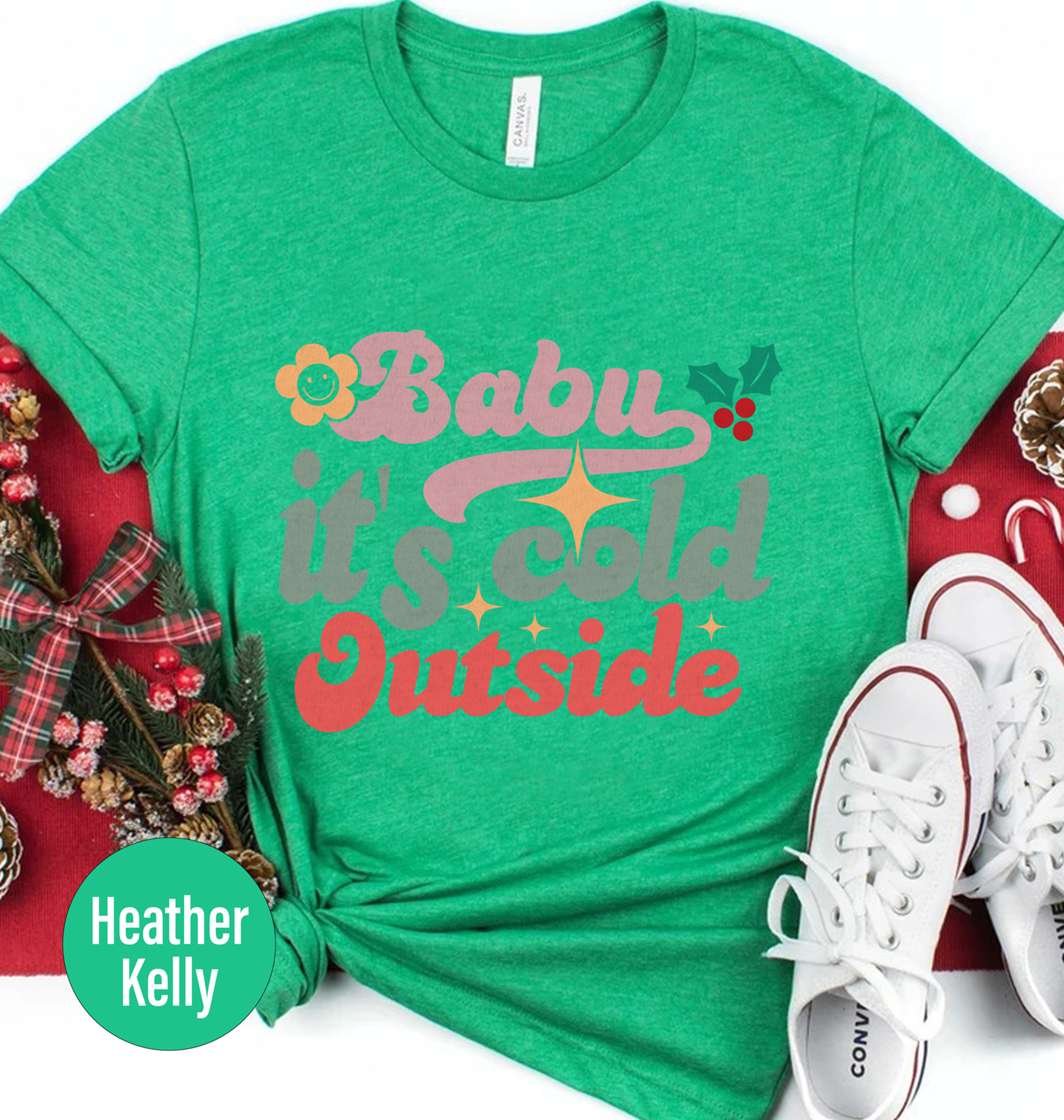 Cozy 'it's Cold Outside' Xmas Tee From Holidayshirts